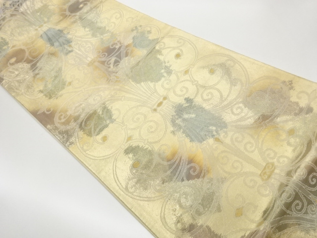 JAPANESE FUKURO OBI / WOVEN ARABESQUE